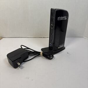 Plugable USB 3.0 Dual Monitor Docking Station Model UD-3900 - Sealed